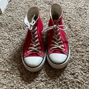 Red converse